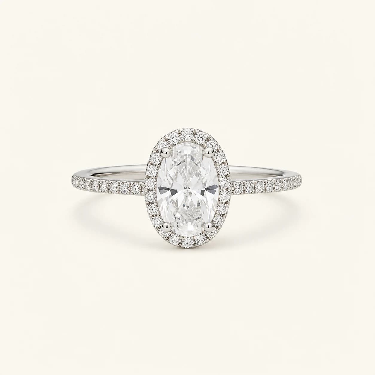 Bague Héloïse, halo